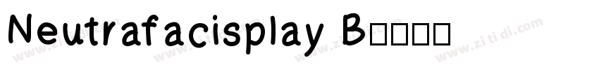 Neutrafacisplay B字体转换